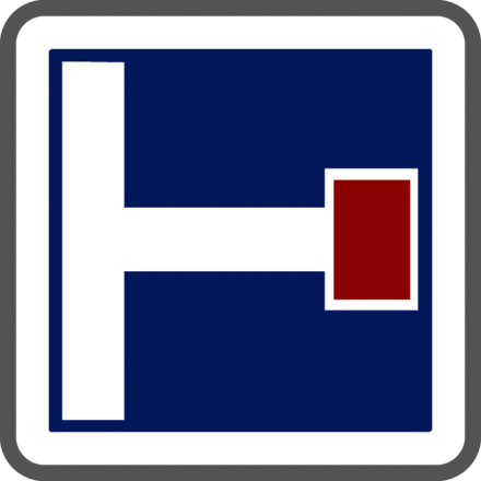 Panneau carré présignalisation d’une impasse 350 Ecolign C13b cl2 - NADIA SIGNALISATION - CAR350E2C13b