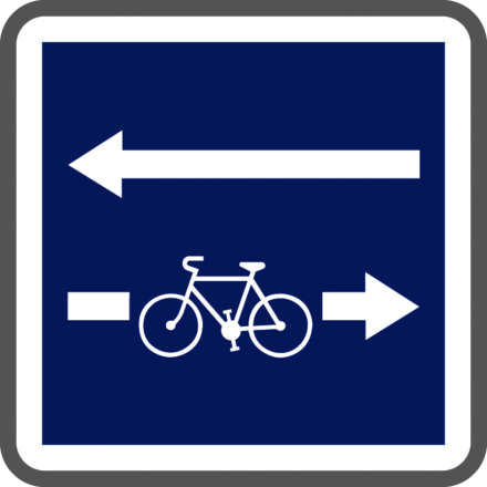Panneau carré conditions circulation voie 350 Ecolign C24cex2 cl2 - NADIA SIGNALISATION - CAR350E2C24cex2
