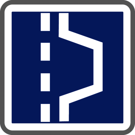 Panneau carré emplacement arrêt d'urgence 500 Ecolign C8 cl1 - NADIA SIGNALISATION - CAR500E1C8