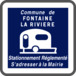 Panneau carré stationnement réglementé caravanes autocaravanes 500 Ecolign C23 cl2 - NADIA SIGNALISATION - CAR500E2C23
