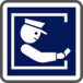 Panneau carré Paiement péagiste 700 Ecolign C64a cl1 - NADIA SIGNALISATION - CAR700E1C64a