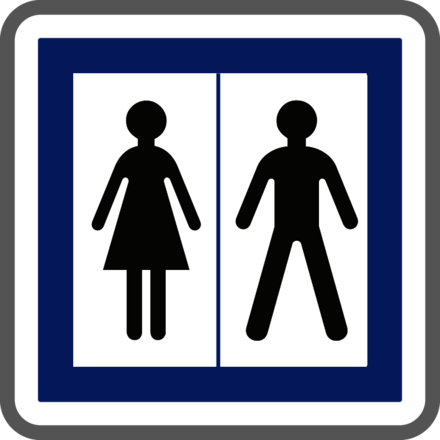 Panneau carré Toilettes ouvertes au public 700 Ecolign CE12 cl1 - NADIA SIGNALISATION - CAR700E1CE12