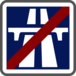 Panneau carré fin autoroute 700 Ecolign C208 cl2 - NADIA SIGNALISATION - CAR700E2C208