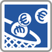 Panneau carré Paiement automatique par pièces de monnaie 700 Ecolign C64c cl2 - NADIA SIGNALISATION - CAR700E2C64c