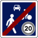 Panneau carré Sortie d'une zone de rencontre 900 Ecolign B53 cl2 - NADIA SIGNALISATION - CAR900E2B53
