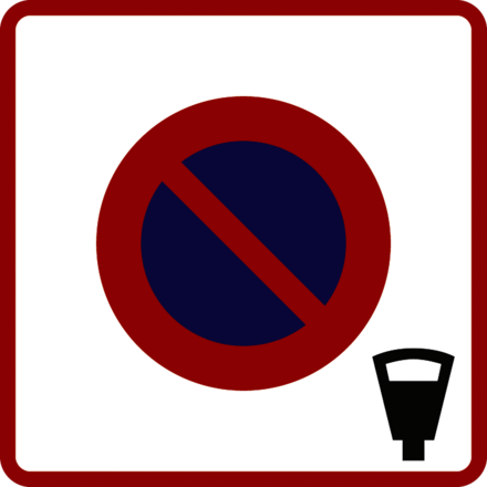 Panneau carré Entrée zone stationnement payant 900 Ecolign B6b4 cl2 - NADIA SIGNALISATION - CAR900E2B6b4