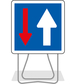 PANNEAU CK18 CIRCULATION ALTERNEE PRIORITAIRE 700MM T1 NADIA SIGNALISATION -N002CK18500CLT1PS