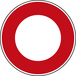 Panneau disque Circulation interdite tous véhicules 450 Ecolign B0 cl2 - NADIA SIGNALISATION - DIS450E2B0