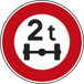 Panneau disque Accès interdit véhicules 450 Ecolign B13a cl2 - NADIA SIGNALISATION - DIS450E2B13a