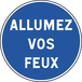 Panneau disque Obligation Mentionnée 450 Ecolign B29 cl2 - NADIA SIGNALISATION - DIS450E2B29