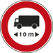 Panneau disque Accès interdit véhicules longueur spécifique 850 Ecolign B10a cl1 - NADIA SIGNALISATION - DIS850E1B10a