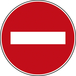 Panneau disque Sens interdit à tout véhicule 850 Ecolign B1 cl2 - NADIA SIGNALISATION - DIS850E2B1