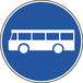Panneau disque pour voie réservée transports en commun 850 B27 cl2 - NADIA SIGNALISATION - DIS850E2B27
