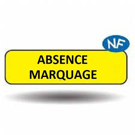 PANNEAU DE SIGNALISATION KM9 ABSENCE MARQUAGE 900X250MM T1 NADIA SIGNALISATION N002KM9AM900X250CLT1