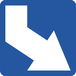 Balise J5 Ecolign Indication Dimensions 900x900 cl2 - NADIA SIGNALISATION - PBALJ5900900E.2