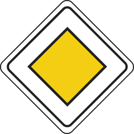 Panneau Losange Indication route prioritaire 350 Ecolign AB6 cl2 - NADIA SIGNALISATION - PLOS350E2AB6