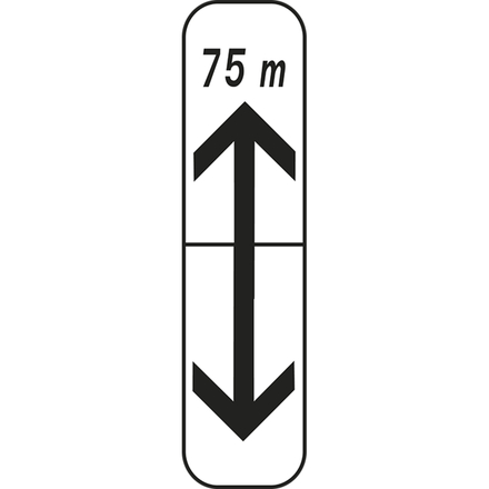 Panonceau application stationnement arrêt 500X150 Ecolign M8c bis cl2 - NADIA SIGNALISATION - PNC500150E2M8c b