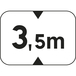 Panneau rectangulaire catégorie panonceaux 500x200 M4v cl1 - NADIA SIGNALISATION - PNC500200E1M4v