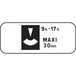 Panonceau complémentaire stationnement 500x200 Ecolign M6c1 cl1 - NADIA SIGNALISATION - PNC500200E1M6c1