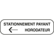 Panonceau stationnement arrêt 500x200 Ecolign M6e ex.2 cl1 - NADIA SIGNALISATION - PNC500200E1M6ee2