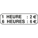 Panneau complémentaire stationnement arrêt 500x200 Ecolign M6g cl1 - NADIA SIGNALISATION - PNC500200E1M6g