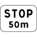 Panonceau STOP 500x350 Ecolign M5 50M cl1 - NADIA SIGNALISATION - PNC500350E1M550M