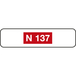 Panneau identification 900x250 M10a cl1 - NADIA SIGNALISATION - PNC900250E1M10a