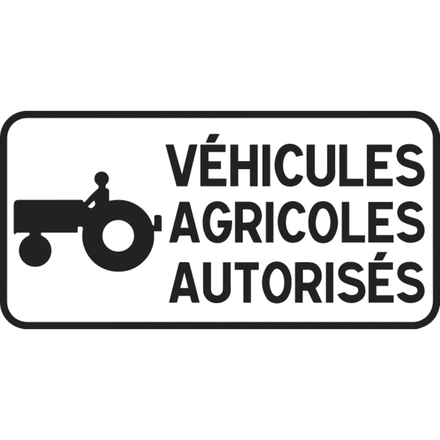 Panneau signalant dérogations ou prescriptions 900x250 M11a cl1 - NADIA SIGNALISATION - PNC900250E1M11a