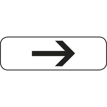 Panonceau directionnel 900x250 Ecolign M3b ex.1 cl1 - NADIA SIGNALISATION - PNC900250E1M3be1