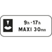 Panneau complément stationnement arrêt 900x250 Ecolign M6c2 cl1 - NADIA SIGNALISATION - PNC900250E1M6c2
