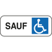 Panneau rectangulaire complément stationnement arrêt 900x250 Ecolign M6h cl1 - NADIA SIGNALISATION - PNC900250E1M6h