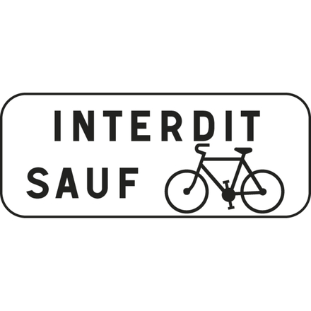 Panonceau indications diverses 900x500 M9v1 cl2 - NADIA SIGNALISATION - PNC900500E2M9v1