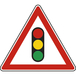 Panneau triangle Annonce de feux tricolores 700 Ecolign A17 cl2 - NADIA SIGNALISATION - TRI700E2A17