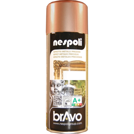 Aérosol de peinture alkyde à effet cuivre 400 ml - NESPOLI - 180026