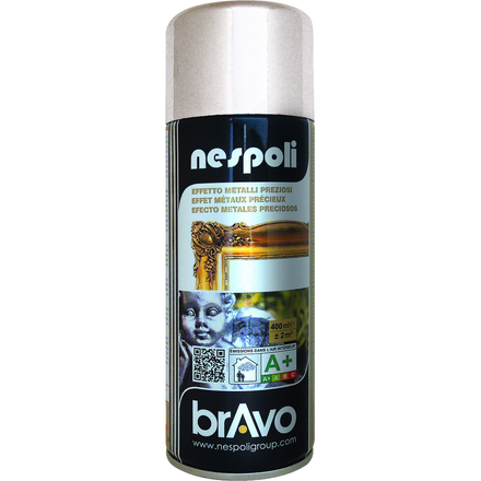 Aérosol de peinture alkyde à effet argent 400 ml - NESPOLI - 180027