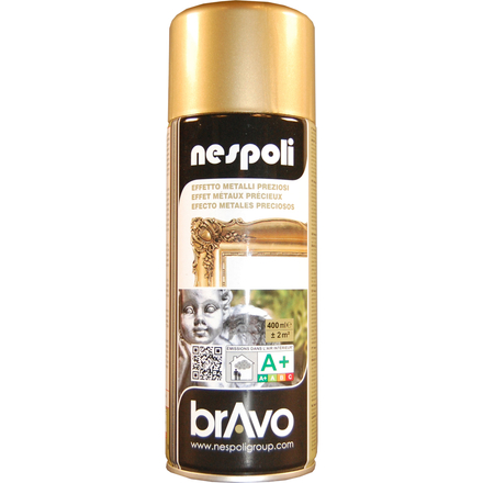 Aérosol de peinture alkyde à effet or 400 ml - NESPOLI - 180028
