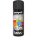 Aérosol de peinture décorative couleur noir satin 400 ml - NESPOLI - 180402
