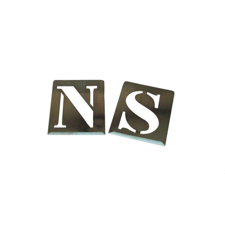 Jeu de pochoirs alphabet A à Z de 20 mm - NESPOLI - 39980 20