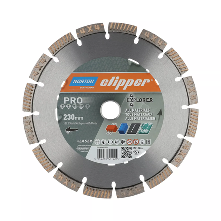 Disques diamant Clipper-PRO 4X4 EXPLORER-230-12x3 NORTON - 70184602021