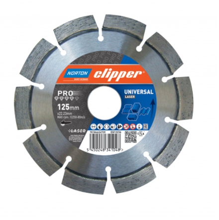 Lame diamantée NORTON PRO UNI LASER H10 180X30 - 70184607687
