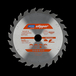 Lame carbure débit 165x2.6/1.6x20 z24 NORTON CLIPPER - 70184608046