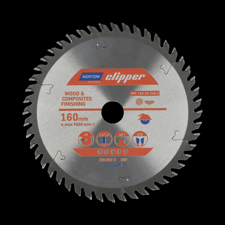 Lame carbure débit 255x3.2/2.2x30 z24 NORTON CLIPPER - 70184608067