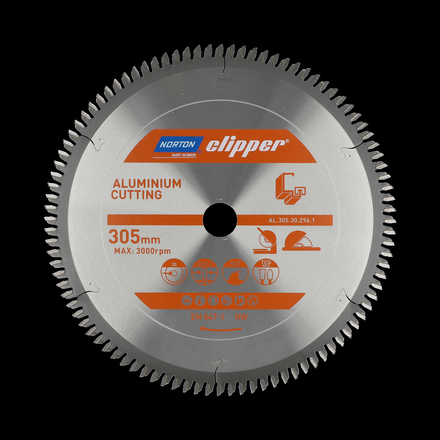 Lame carbure aluminium 305x3.0/2.2x30 z96 NORTON CLIPPER - 70184608140