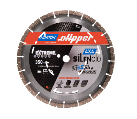 Disque diamant Norton EXTREME 4X4 SILENCIO 300x20 - 70184609640