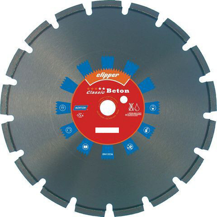 Disque diamant NORTON Classic Béton Ø 300mm Alésage 25.4 mm- 70184626870