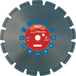 Disque diamant NORTON Classic Béton Ø 300mm Alésage 25.4 mm- 70184626870