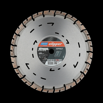 Disques diamant Clipper-EXTREME ASPHALT-400-15x3.2 NORTON - 70184694911