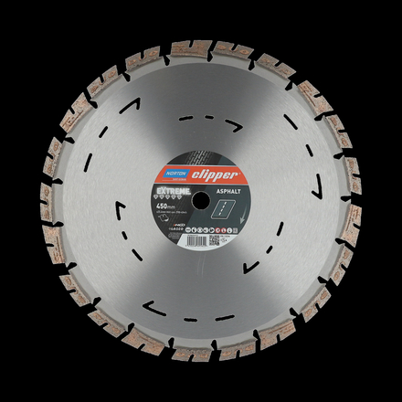 Disques diamant Clipper-EXTREME ASPHALT-450-15x3.2 NORTON - 70184694912