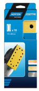 10 PATINS NORTON AVEC 10 TROUS VELCRO 115*230 MM GRAIN 80 - 77696089218
