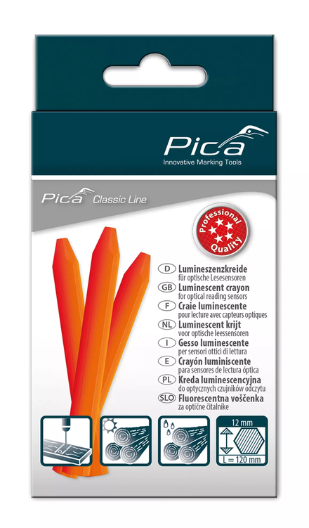 Craie luminescente pica classic pro 592orange fluo PICA - 592054